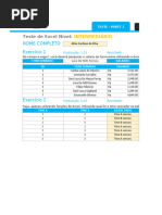 Teste De Excel Nivel Intermediario Pdf