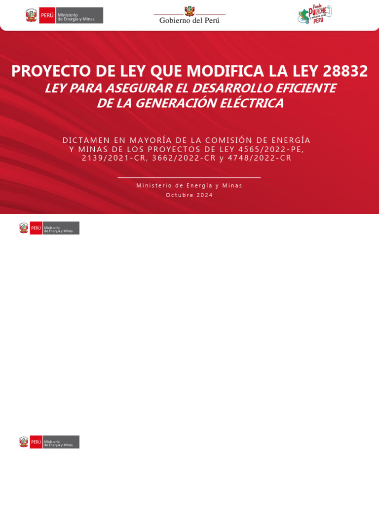 Modificación de la Ley 28832 | PDF | Energía eólica | Naturaleza