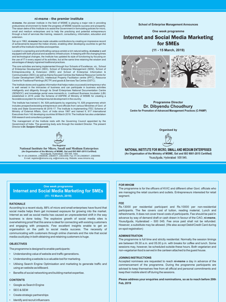 Internet Marketing for SMEs Workshop | PDF | Small And Medium Sized ...