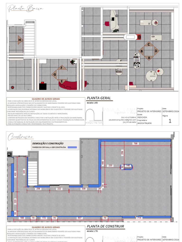 Projeto de Interiores: Diretrizes e Plantas | PDF | Design de ...