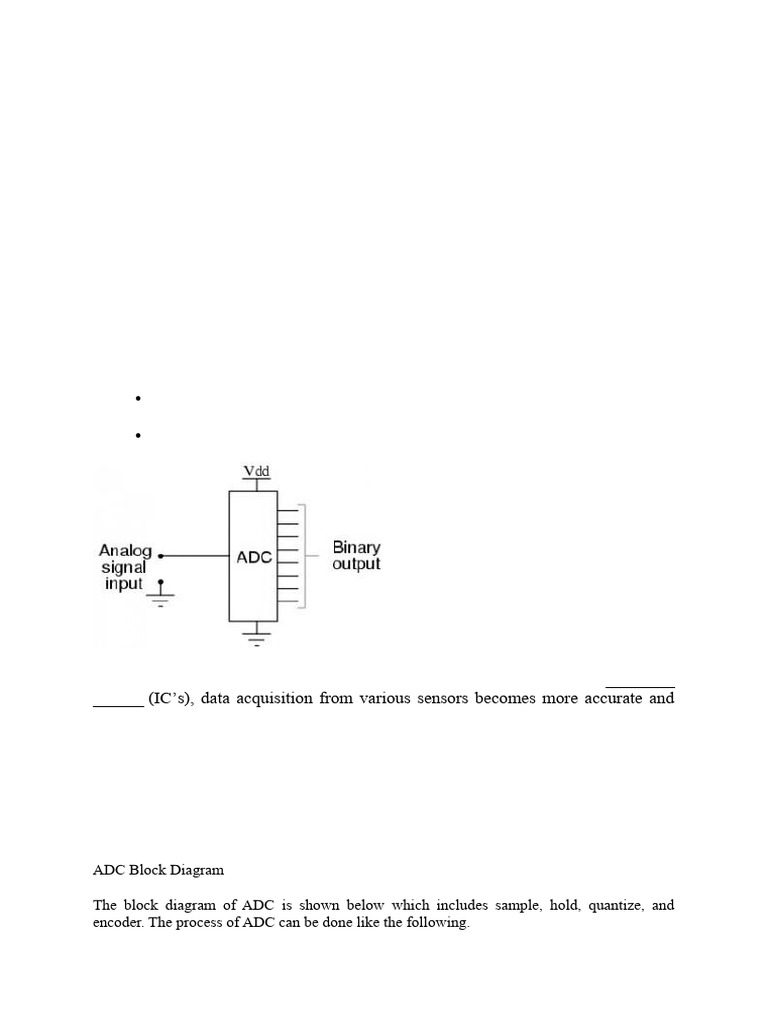 Analog To Digital Converter | PDF | Analog To Digital Converter ...