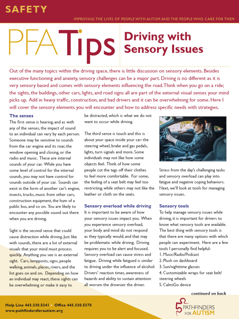 Driving With Sensory Issues | PDF | Senses | Mind