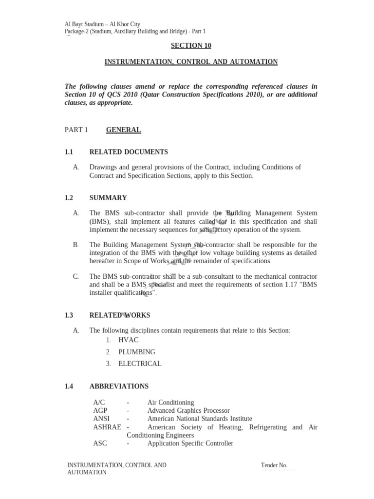 Section 10 Instrumentation Control and Automation Rev 01 PDF | PDF ...