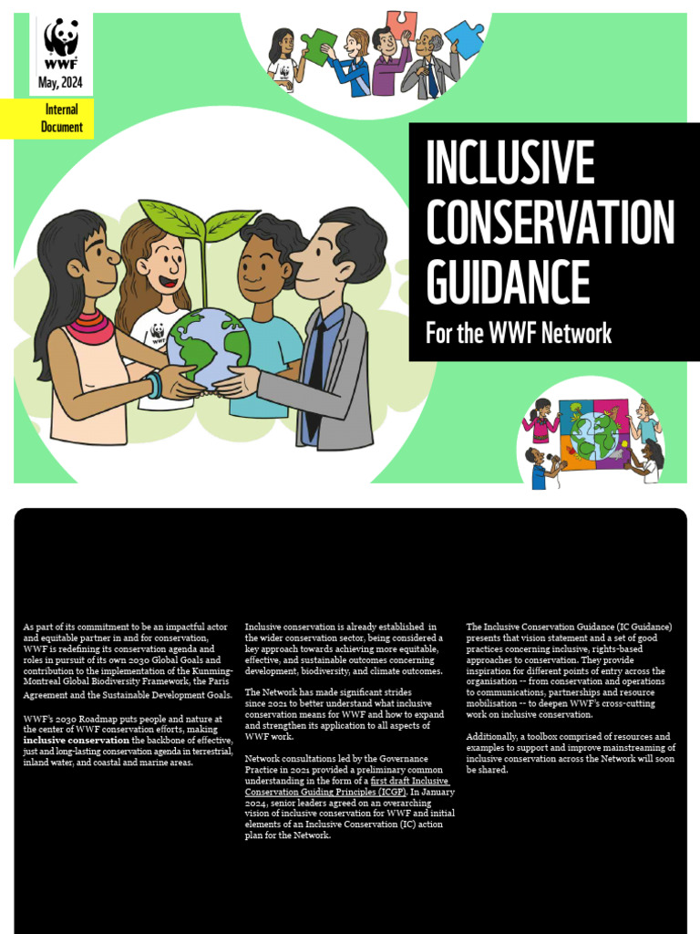 WWF's Vision for Inclusive Conservation | PDF | Conservation Biology ...