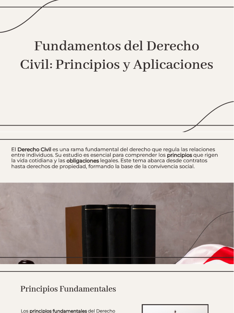 Slidesgo Fundamentos Del Derecho Civil Principios y Aplicaciones ...