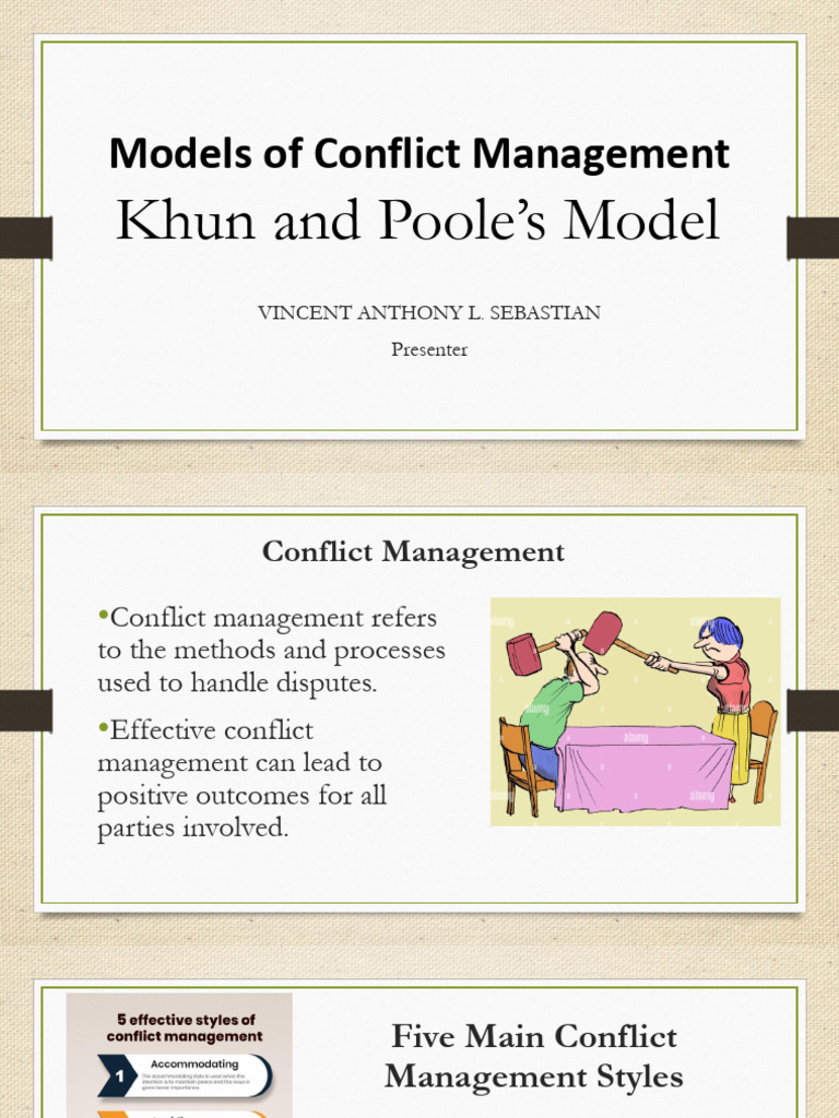 Conflict Management Models Overview | PDF | Negotiation | Human ...