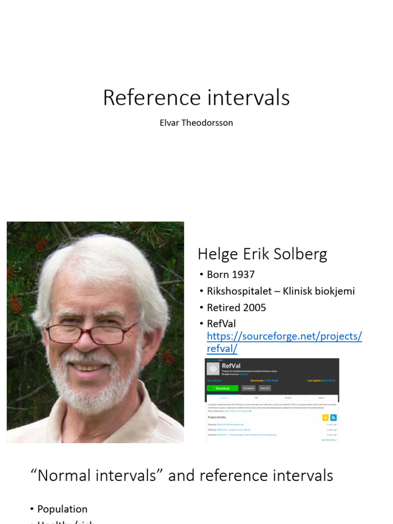 Understanding Reference Intervals in Medicine | PDF | Normal ...