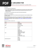 IGCSE Calculator Approval Guidelines | PDF | Secondary Education ...