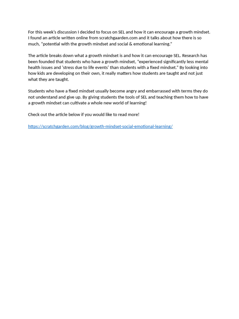 Week 2 | PDF | Career & Growth
