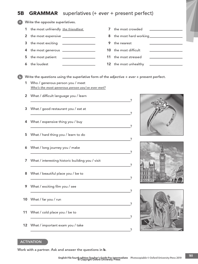 Grammar 5B | PDF | Linguistics | Grammar