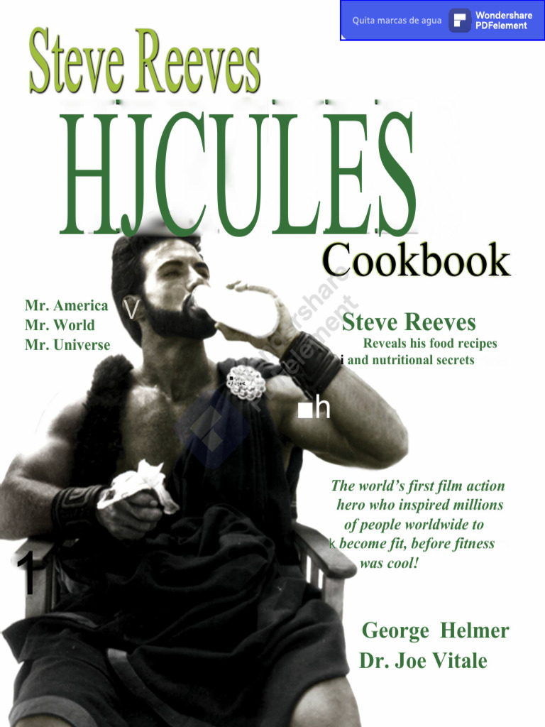 Steve Reeves Recipes | PDF | Cooking | Dieting