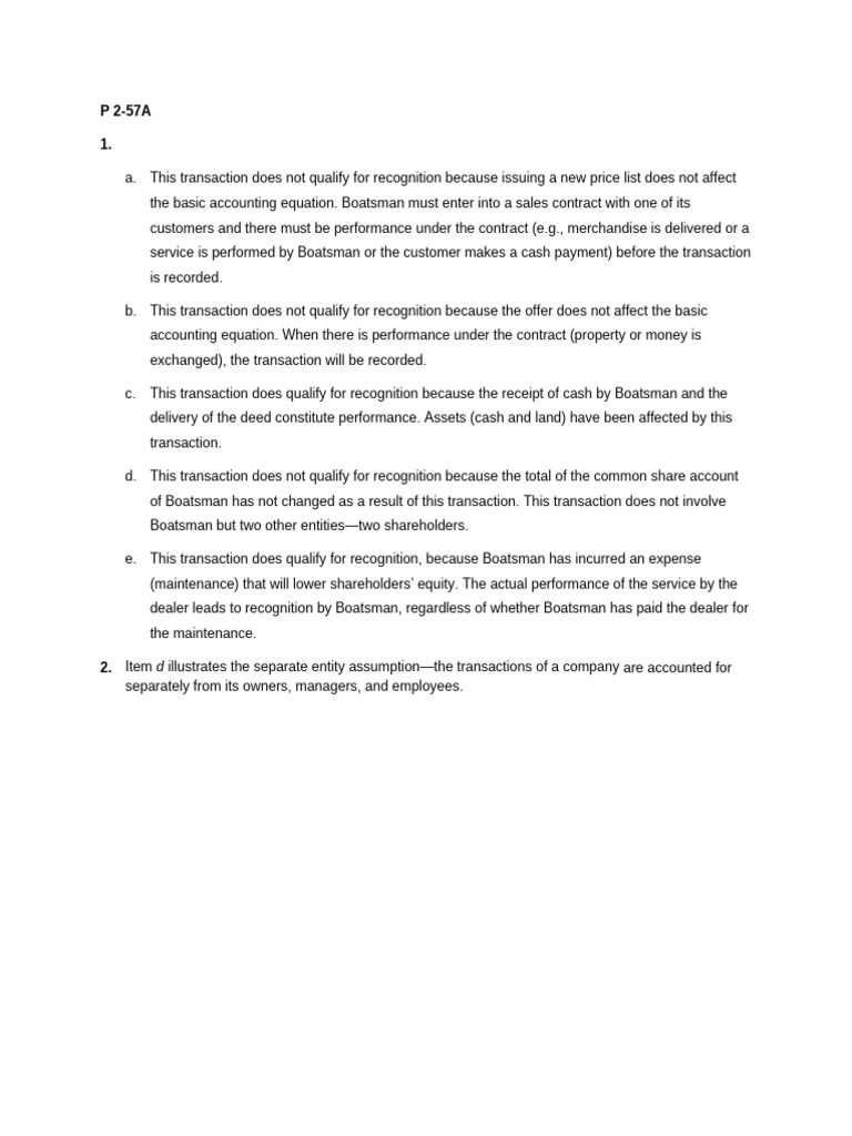 Chapter+2+solutions | PDF | Debits And Credits | Expense