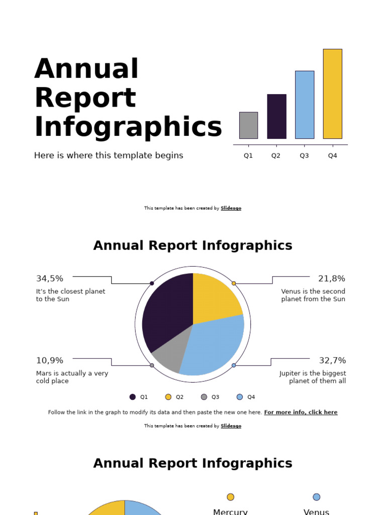 Annual Report Infographics Template | PDF | Planets | Planets In Astrology