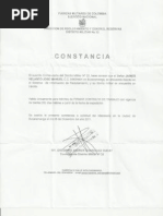 Certificado Laboral - SERDAN