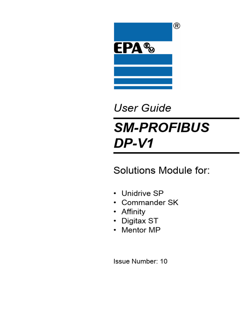 SM Profibus User Guide Iss10 | PDF | Computer Network | Recycling