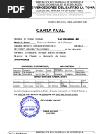 Carta de Residente La Original