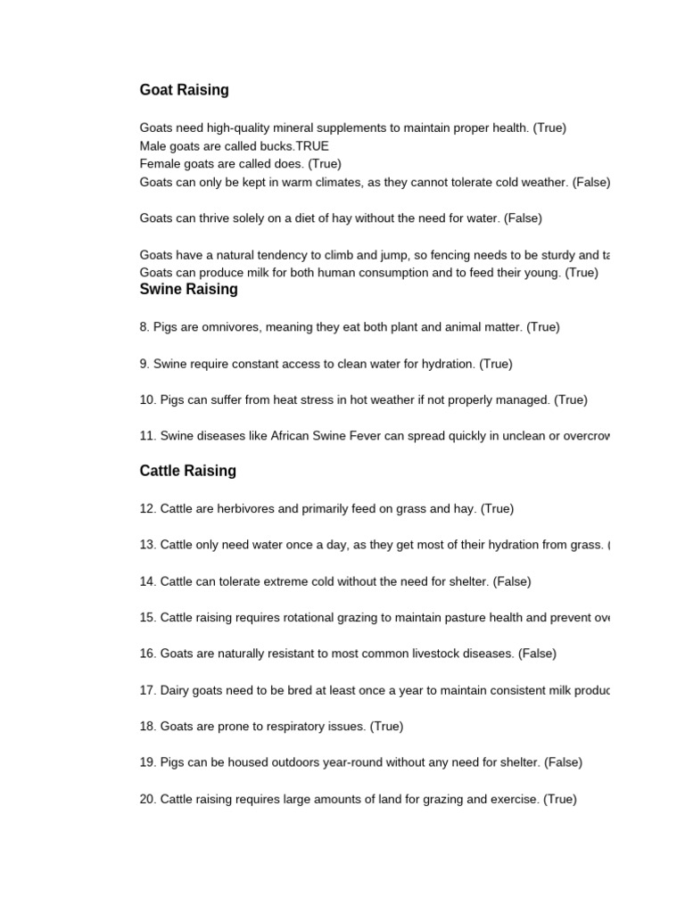 TLE 6 ANimal Raising | PDF