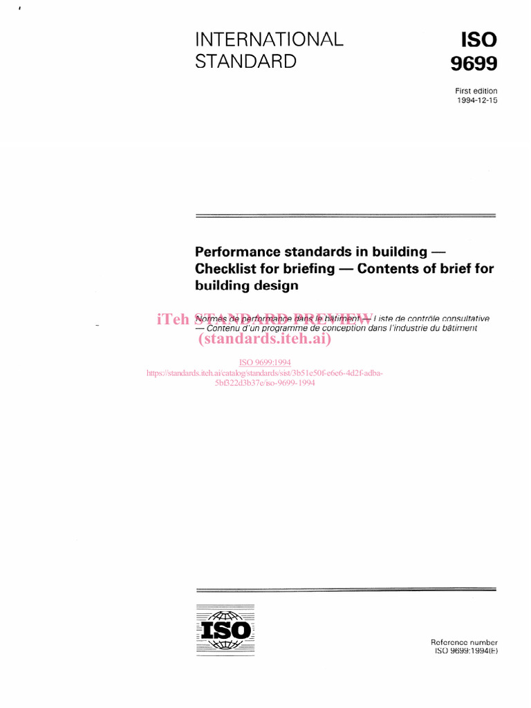 Isp 9699 | PDF | International Organization For Standardization