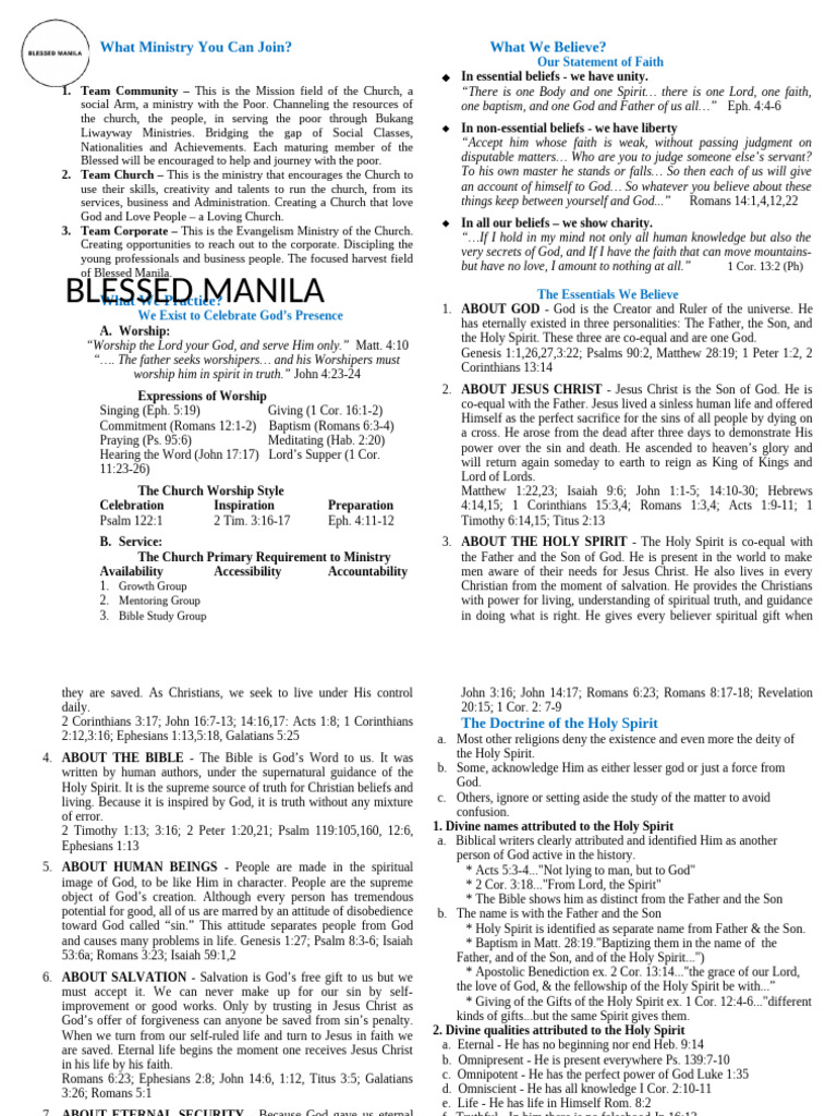 Blessed Manila 101 - Day 4 | PDF | God The Father | Salvation
