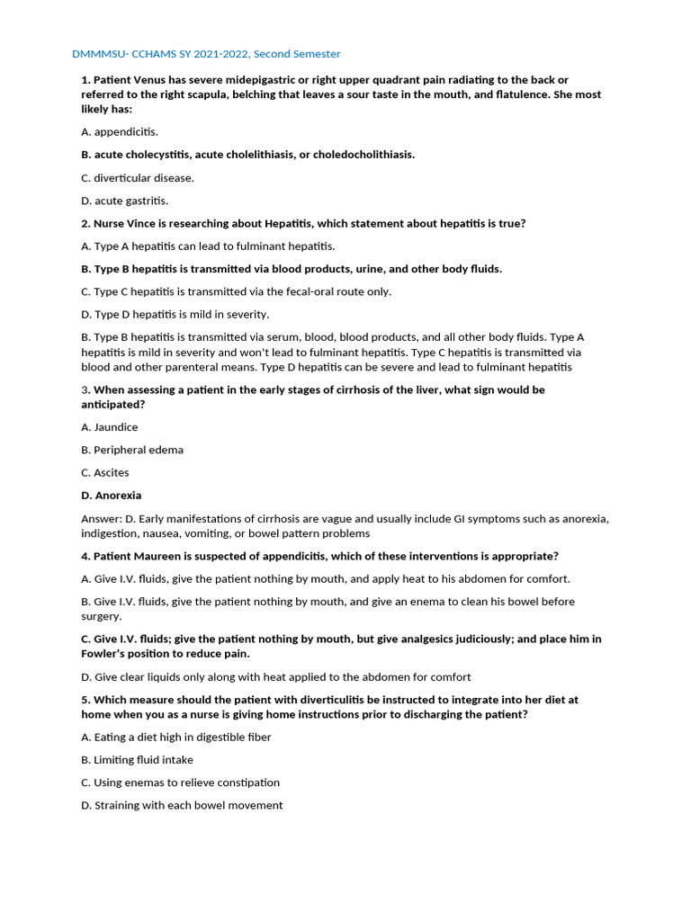 Cholecystitis and Digestive Impact | PDF | Hepatitis | Gallbladder