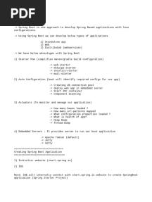 SpringBoot Notes