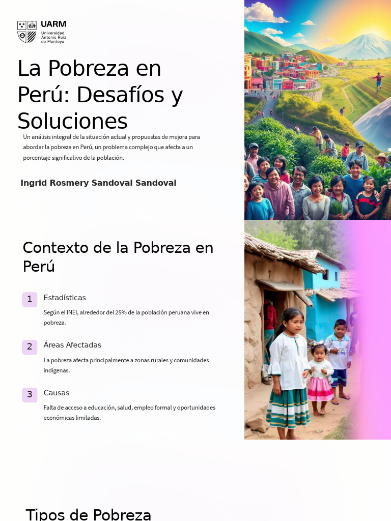 La Pobreza en Peru Desafios y Soluciones | PDF | Pobreza | Pobreza e ...