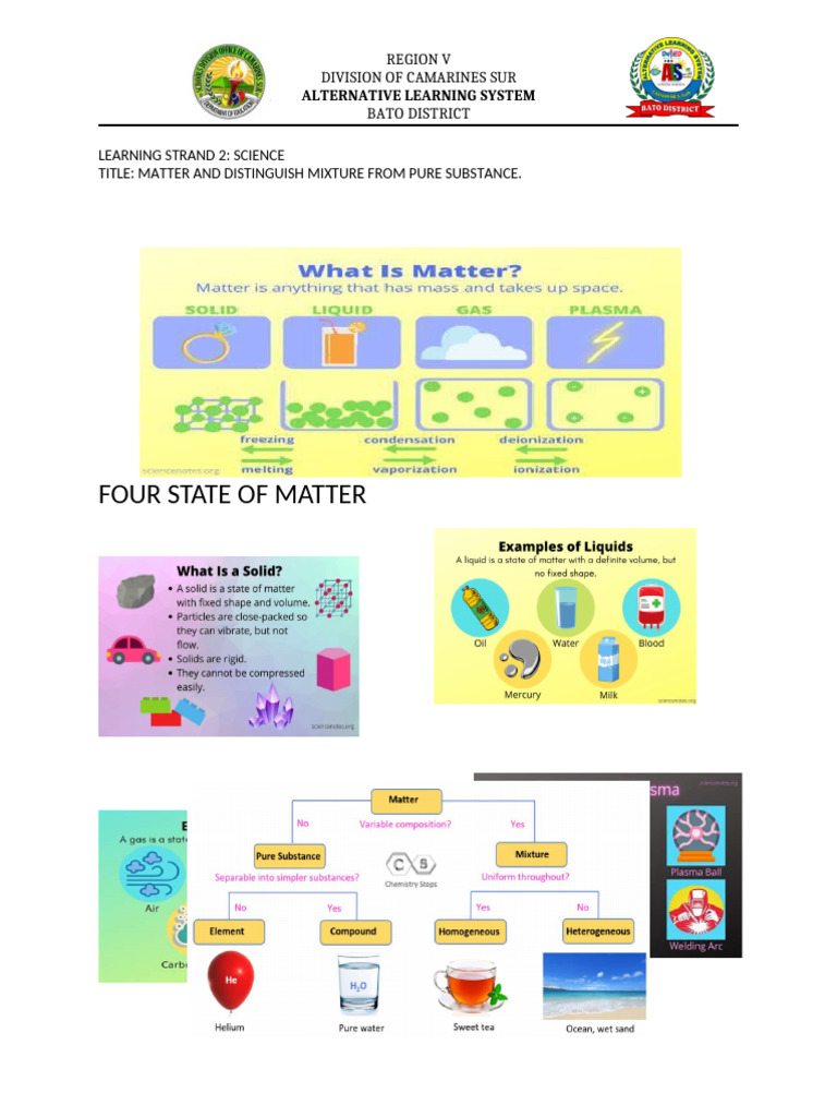 Science Als | PDF | Chemical Substances | Mixture