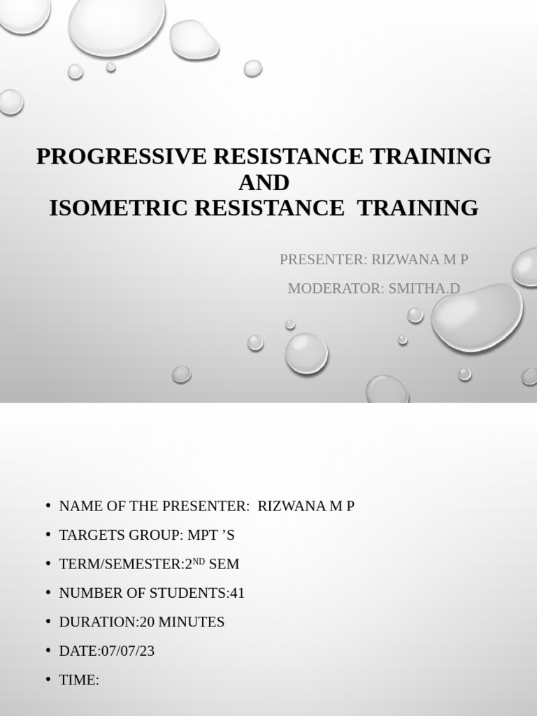Isometric Exercise Contraindications | PDF | Strength Training | Muscle ...