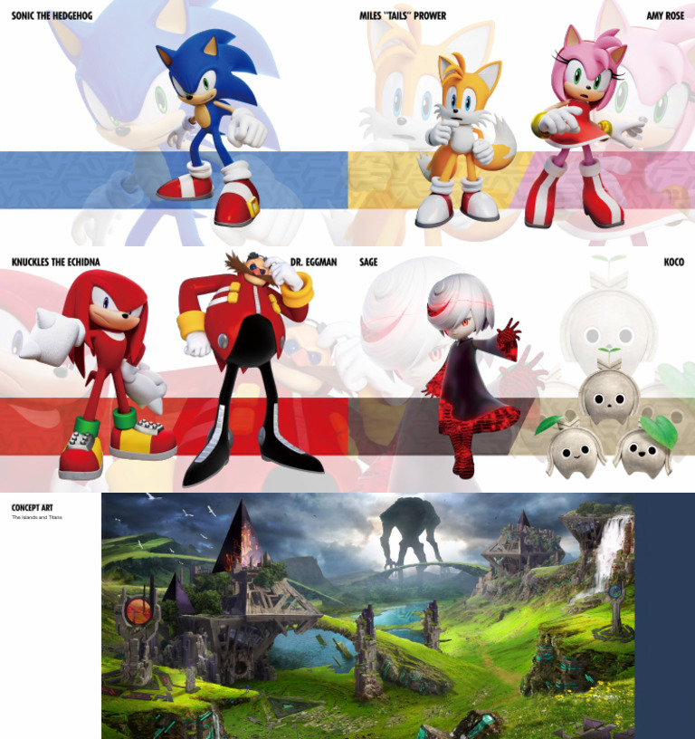 The Art of Sonic Frontiers | PDF | Video Games | Japanese Games