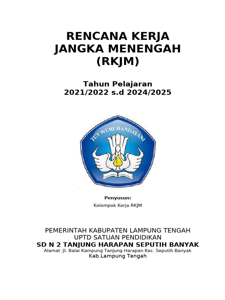 RKJM SD N 2 Tanjung Harapan 2021-2025 | PDF