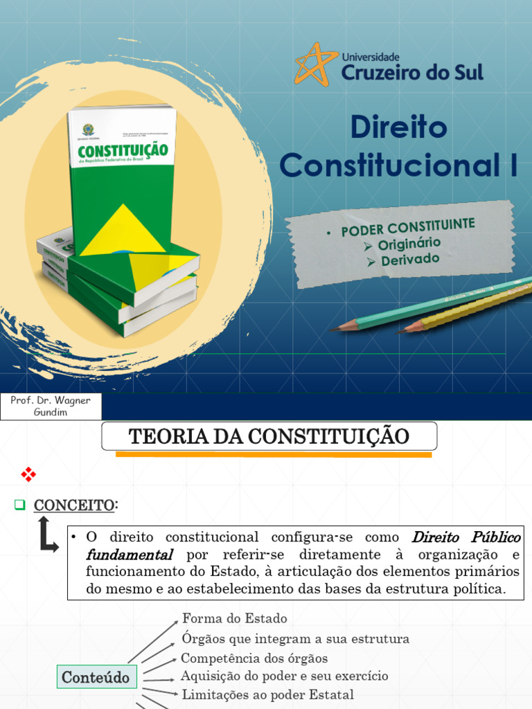 Teoria do Poder Constituinte no Direito Constitucional | PDF ...