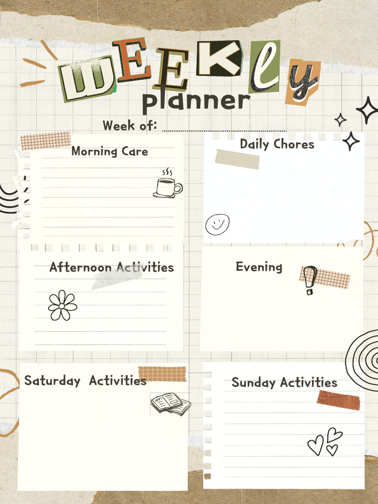 Daily Routine Chart | PDF