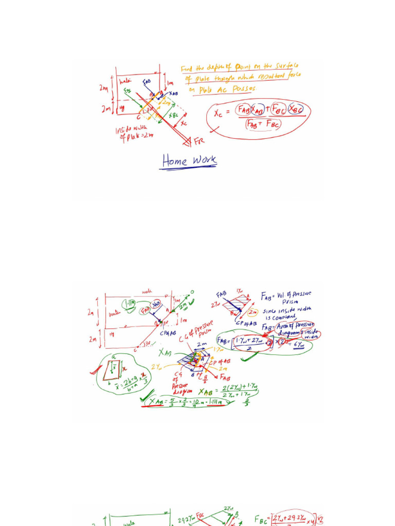 Hydrostatic Force Pdf