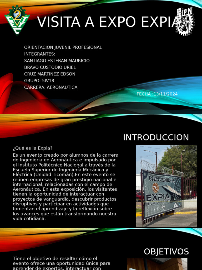 Visita A Expo Expia | PDF | Aviación | Ingeniería Aeroespacial