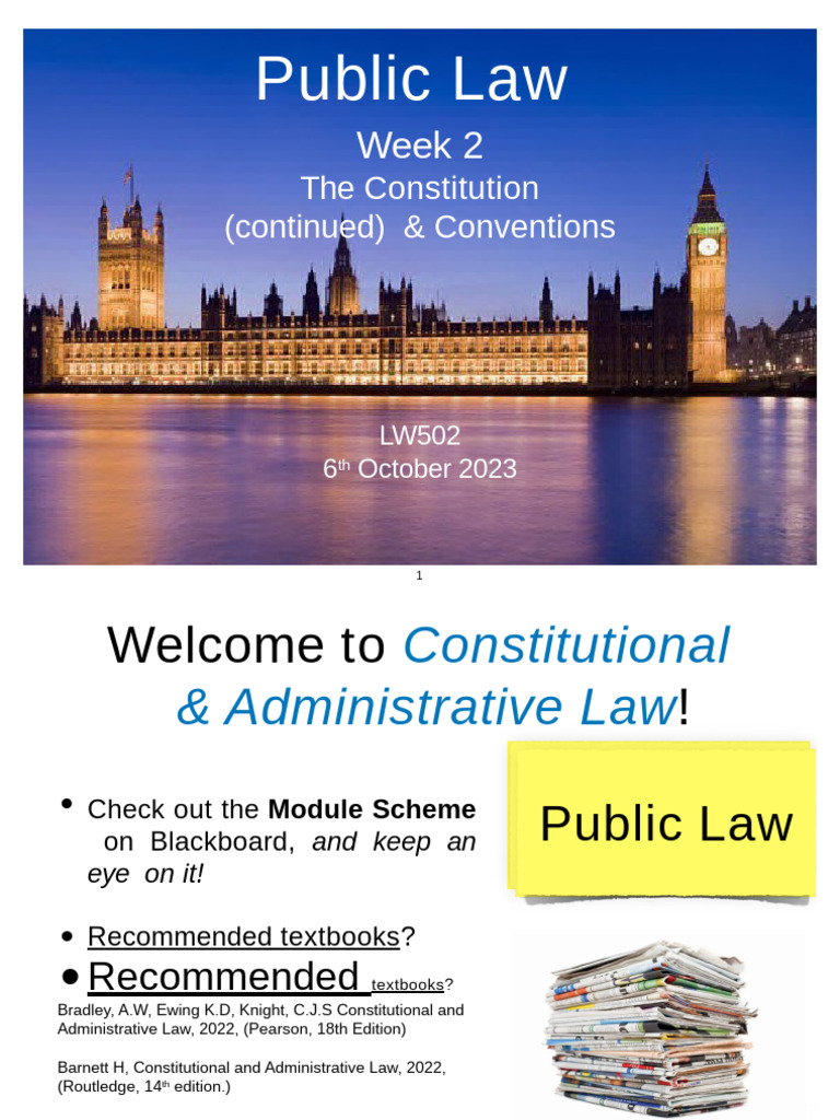 UK Constitution & Public Law Overview | PDF | House Of Lords | House Of ...
