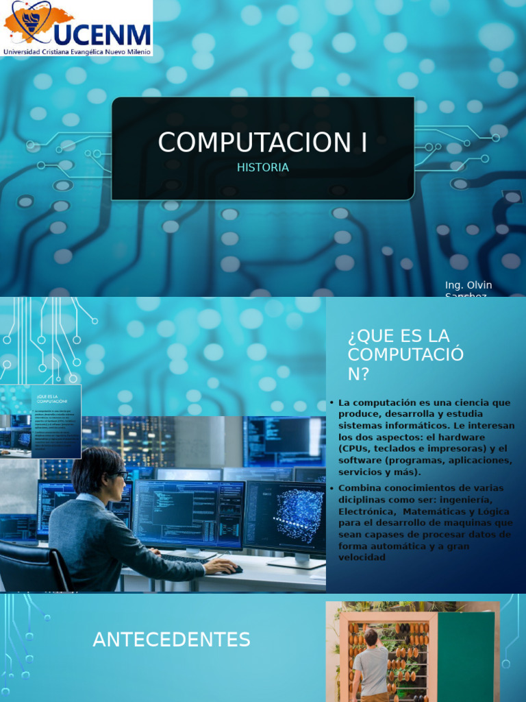 Historia de La Computacion | PDF | Ciencias de la Computación | Informática