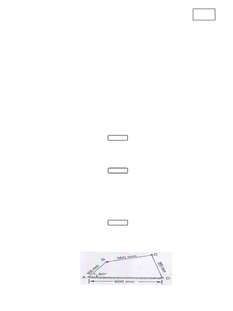 Kinematics of Machinery Exam Paper 2018 | PDF | Gear | Kinematics