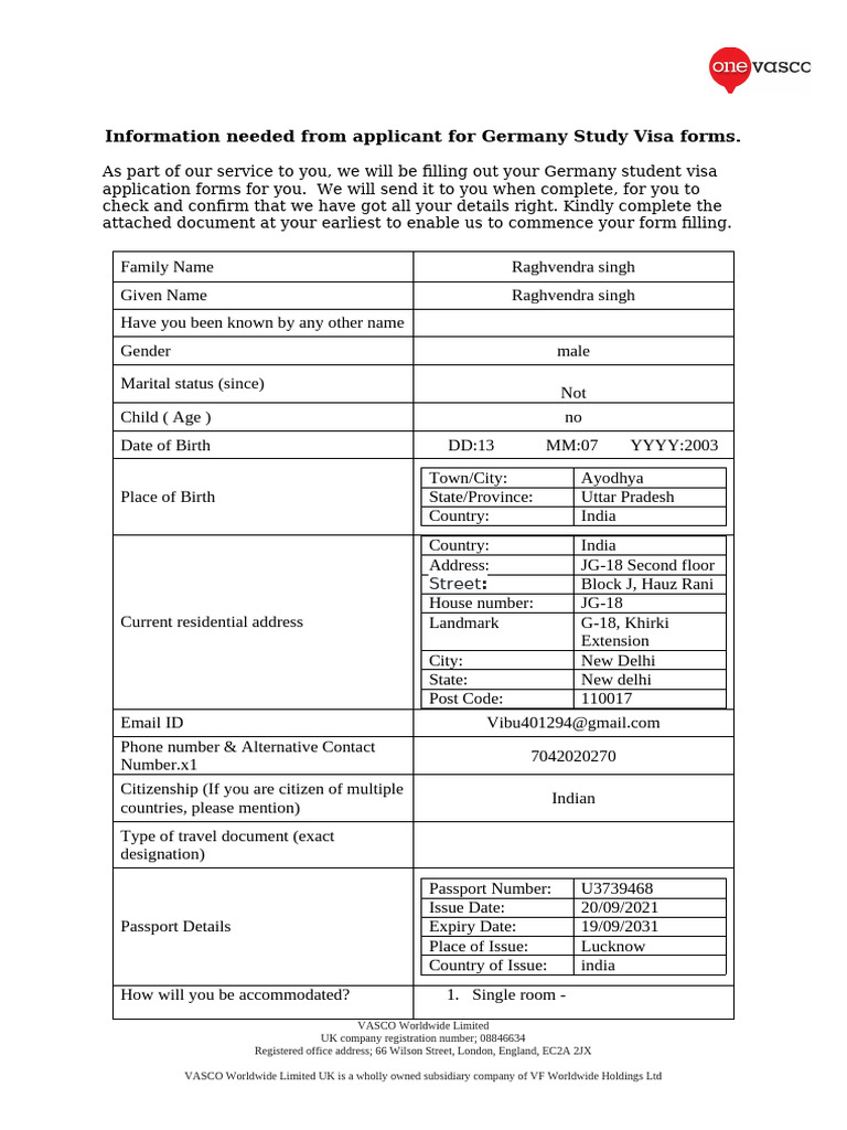 Germany Student Questionnaire Final | PDF | Cultural Globalization ...