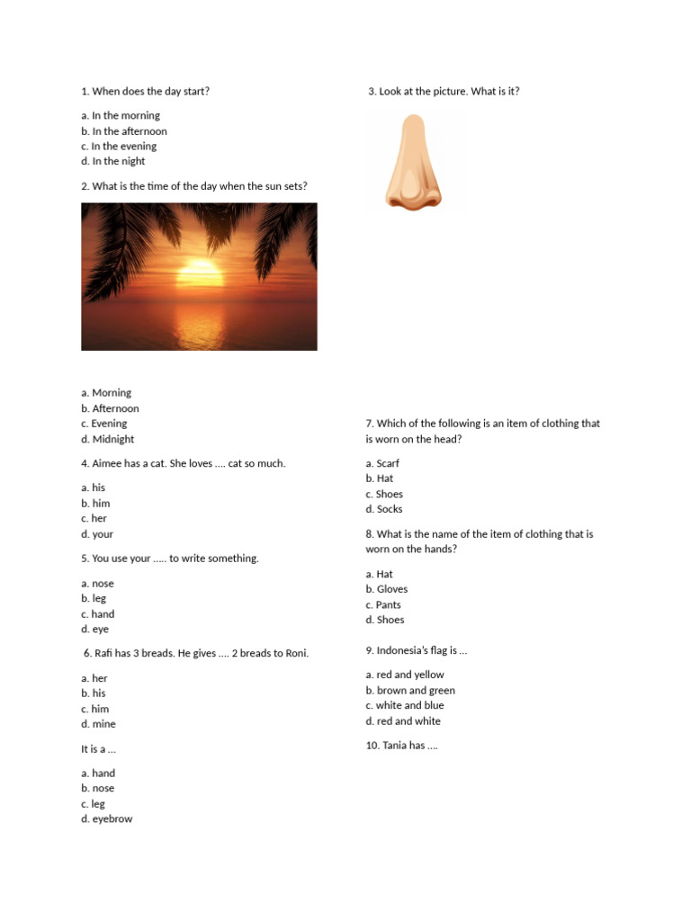English Class To Lesson Exercise | PDF