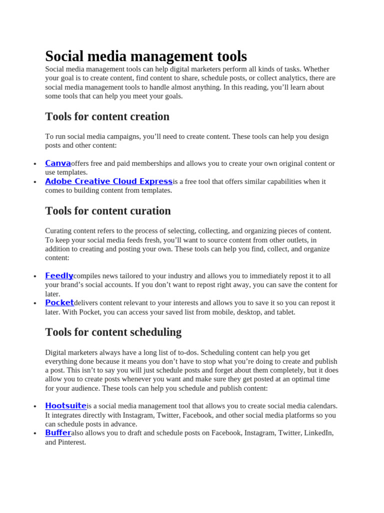 W2 s18 social media management tools pdf popular culture media