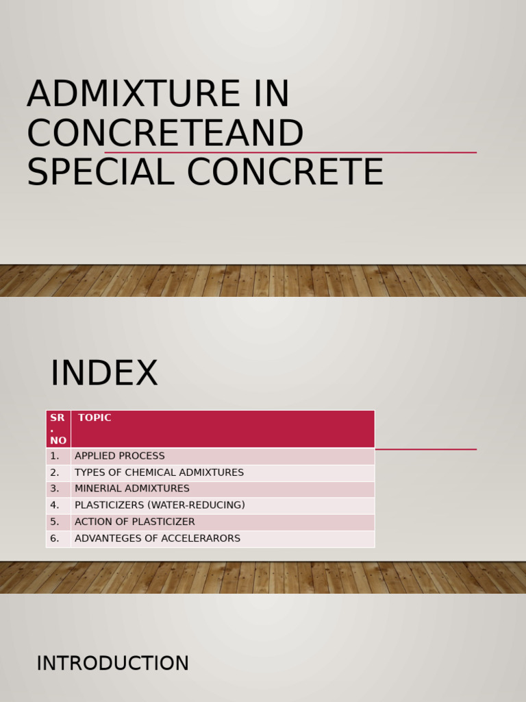 Types and Benefits of Concrete Admixtures | PDF | Concrete | Cement