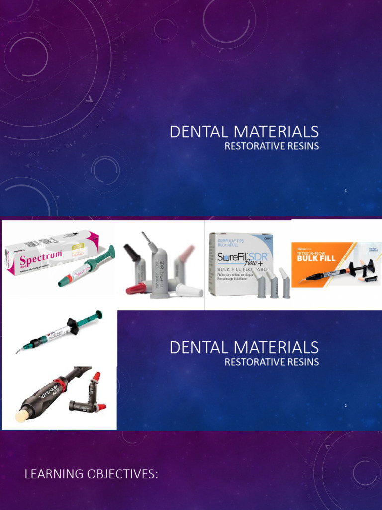 Components of Dental Composite Resins | PDF | Dental Composite ...