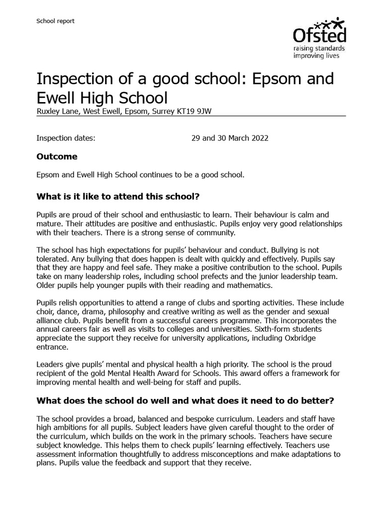 epsom-and-ewell-high-school-ofsted-report-pdf-wellness