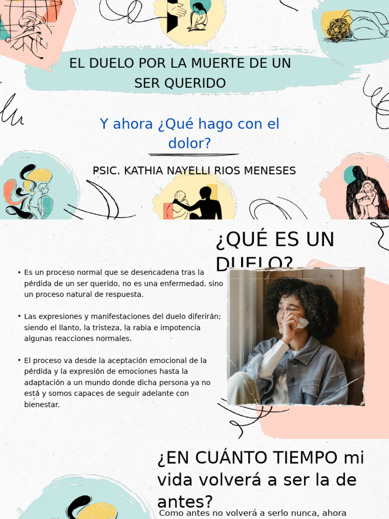 El Duelo Por La Muerte de Un Ser Querido | PDF | Dolor | Las emociones