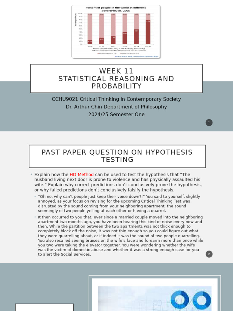 Week 11 Statistical Reasoning and Probability | PDF | Opinion Poll ...
