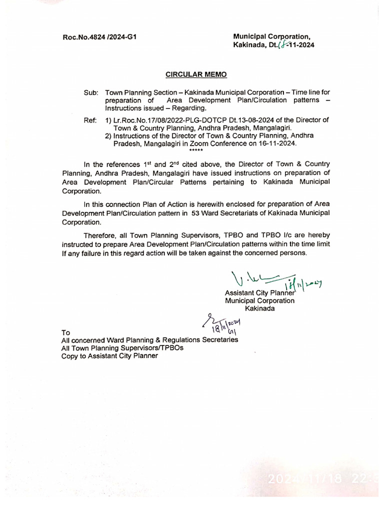Kakinada Slum Circulation Plan Overview | PDF