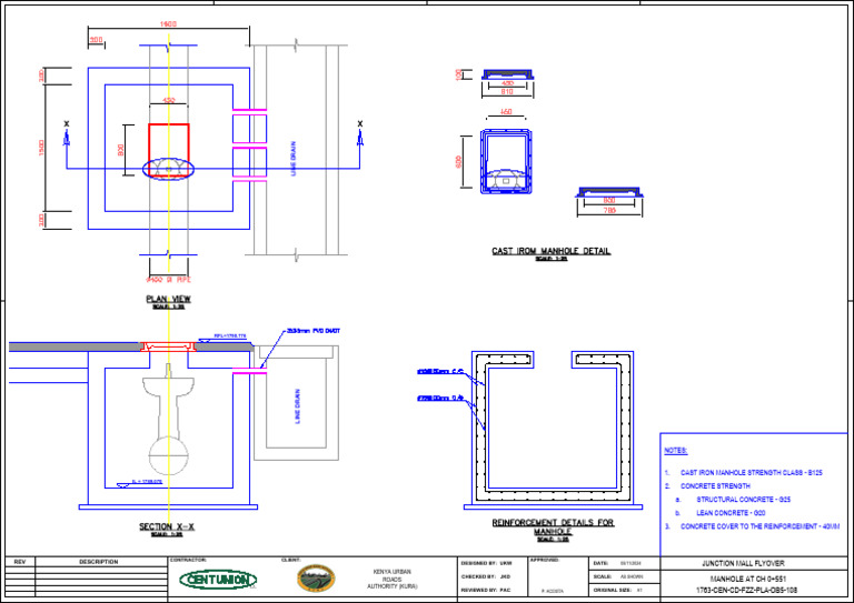 Junction Mall Flyover Drainage Plan | PDF | Building Materials