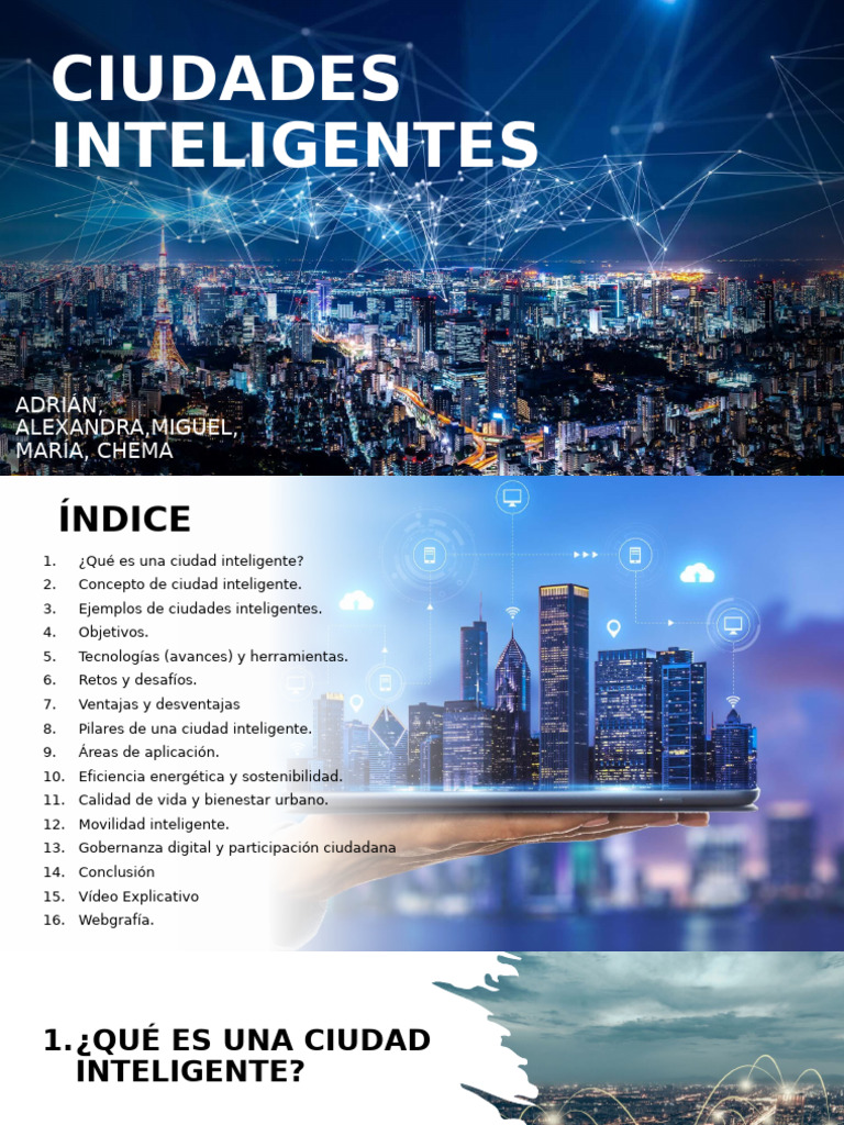 Ciudades Inteligentes: Innovación y Sostenibilidad | PDF | Internet de ...