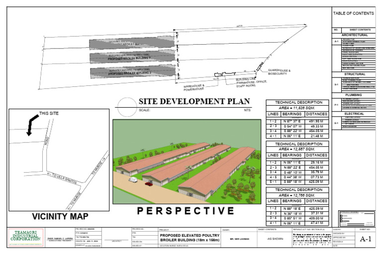 Proposed Elevated Poultry Building Plan | PDF | Buildings And ...