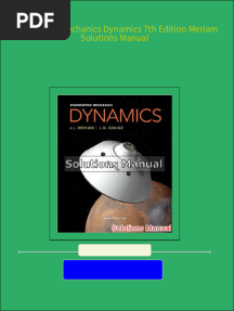 Free Access To Engineering Mechanics Dynamics 7th Edition Meriam Solutions Manual Chapter Answers